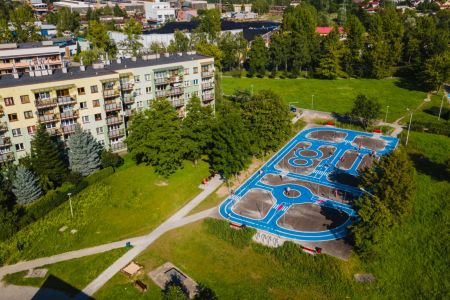Ostatni etap prac związanych z budową miasteczka ruchu drogowego